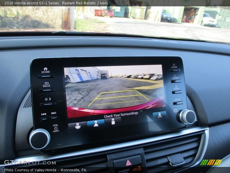 Radiant Red Metallic / Ivory 2018 Honda Accord EX-L Sedan