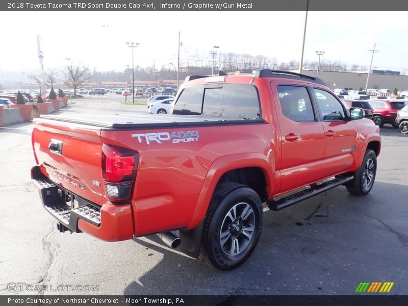 Inferno / Graphite w/Gun Metal 2018 Toyota Tacoma TRD Sport Double Cab 4x4
