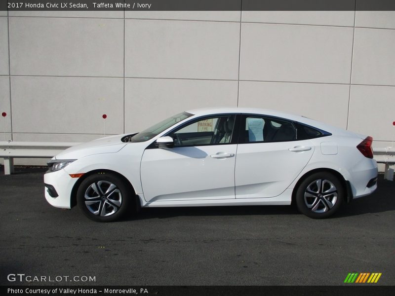 Taffeta White / Ivory 2017 Honda Civic LX Sedan