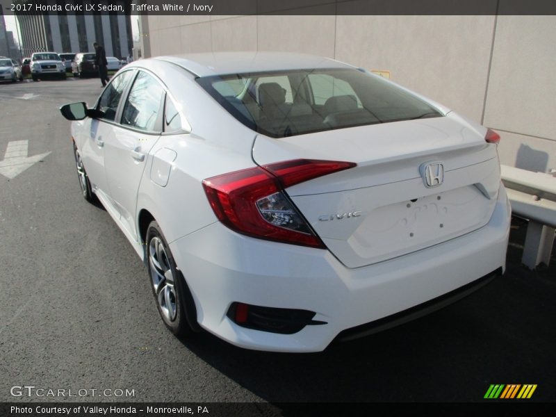Taffeta White / Ivory 2017 Honda Civic LX Sedan