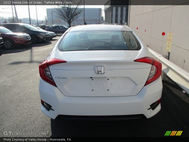 Taffeta White / Ivory 2017 Honda Civic LX Sedan