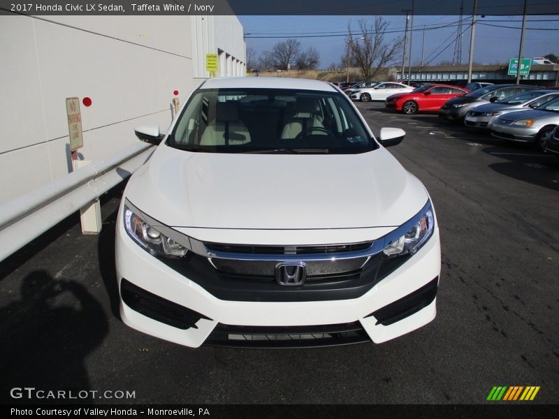Taffeta White / Ivory 2017 Honda Civic LX Sedan