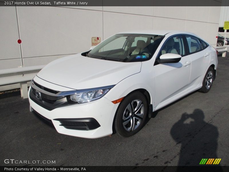 Taffeta White / Ivory 2017 Honda Civic LX Sedan