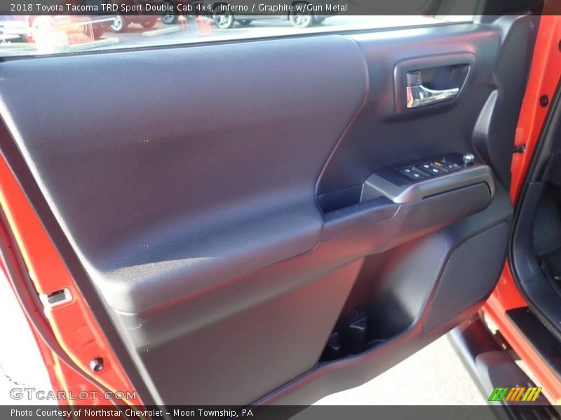 Inferno / Graphite w/Gun Metal 2018 Toyota Tacoma TRD Sport Double Cab 4x4