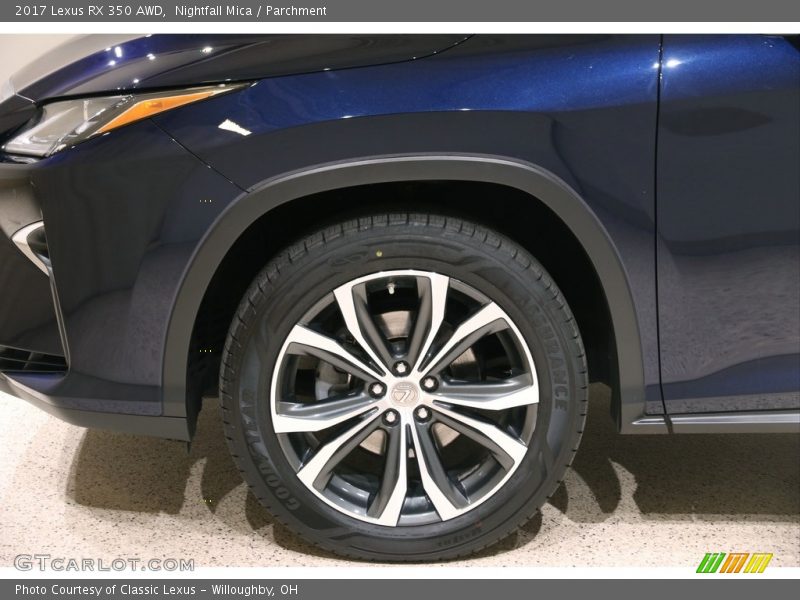 Nightfall Mica / Parchment 2017 Lexus RX 350 AWD