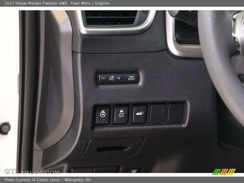 Pearl White / Graphite 2017 Nissan Murano Platinum AWD