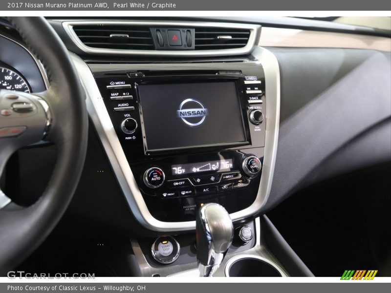 Pearl White / Graphite 2017 Nissan Murano Platinum AWD