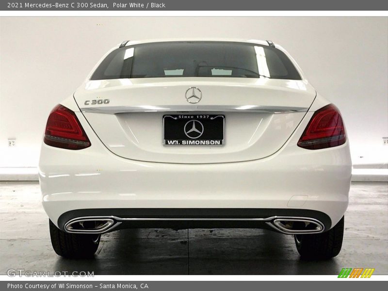 Polar White / Black 2021 Mercedes-Benz C 300 Sedan