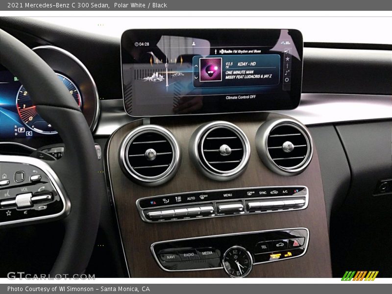 Polar White / Black 2021 Mercedes-Benz C 300 Sedan
