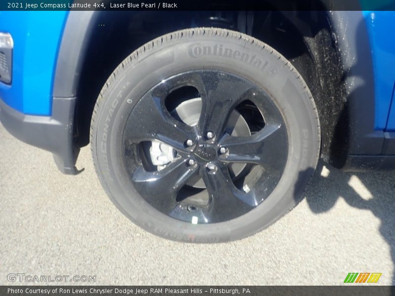 Laser Blue Pearl / Black 2021 Jeep Compass Latitude 4x4