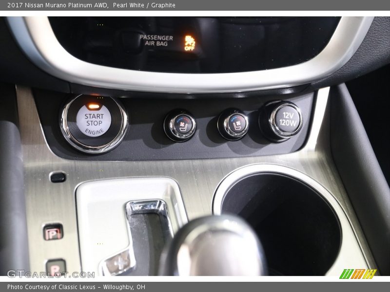 Pearl White / Graphite 2017 Nissan Murano Platinum AWD