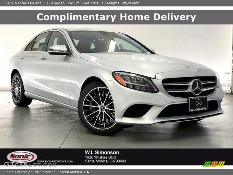 Iridium Silver Metallic / Magma Gray/Black 2021 Mercedes-Benz C 300 Sedan
