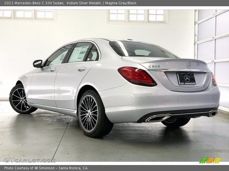 Iridium Silver Metallic / Magma Gray/Black 2021 Mercedes-Benz C 300 Sedan