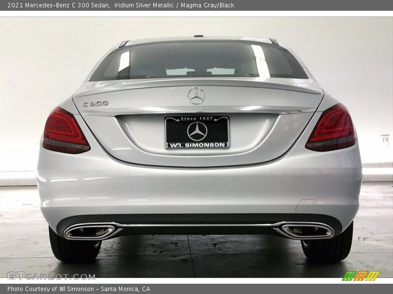 Iridium Silver Metallic / Magma Gray/Black 2021 Mercedes-Benz C 300 Sedan