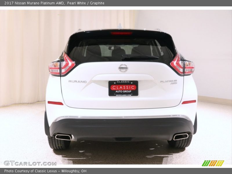 Pearl White / Graphite 2017 Nissan Murano Platinum AWD