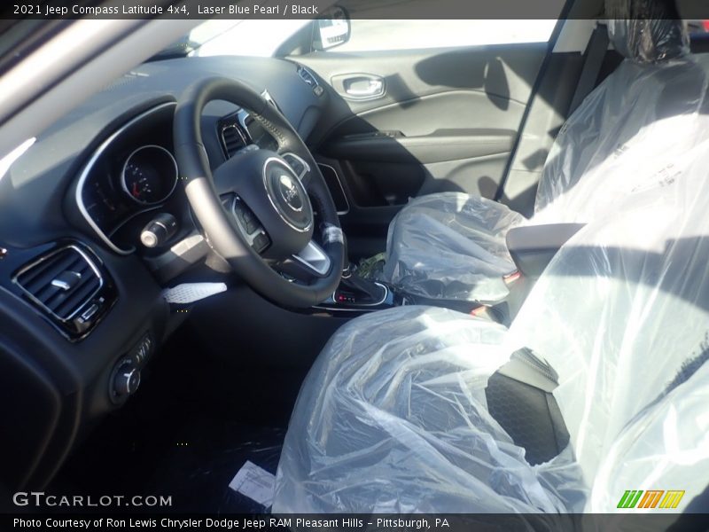 Laser Blue Pearl / Black 2021 Jeep Compass Latitude 4x4