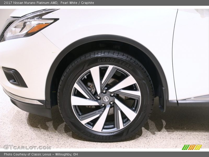 Pearl White / Graphite 2017 Nissan Murano Platinum AWD