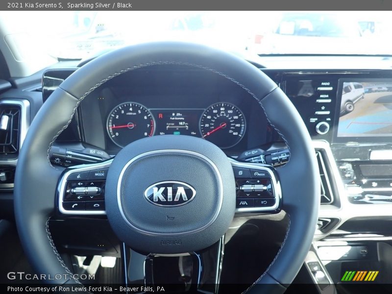 Sparkling Silver / Black 2021 Kia Sorento S