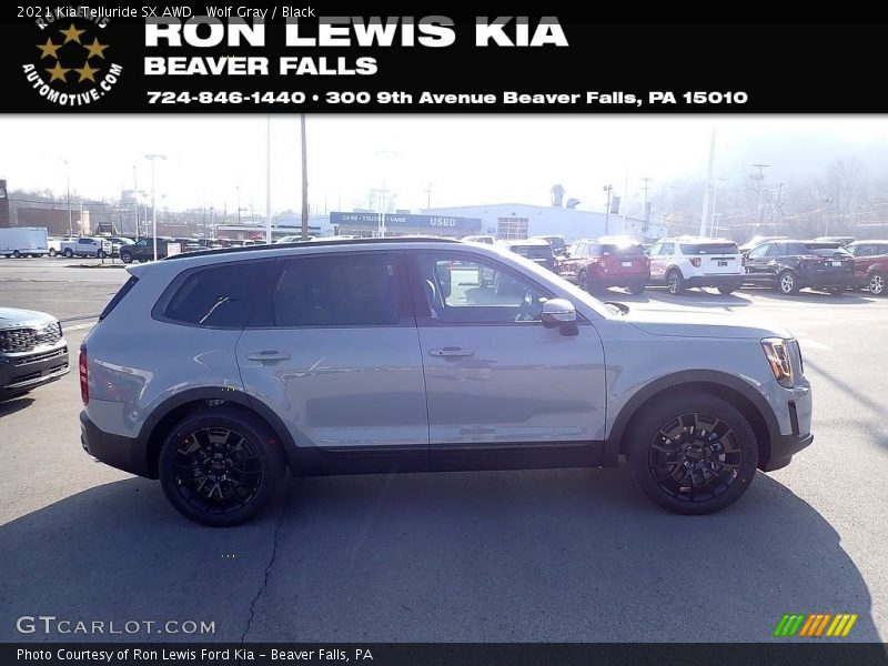 Wolf Gray / Black 2021 Kia Telluride SX AWD