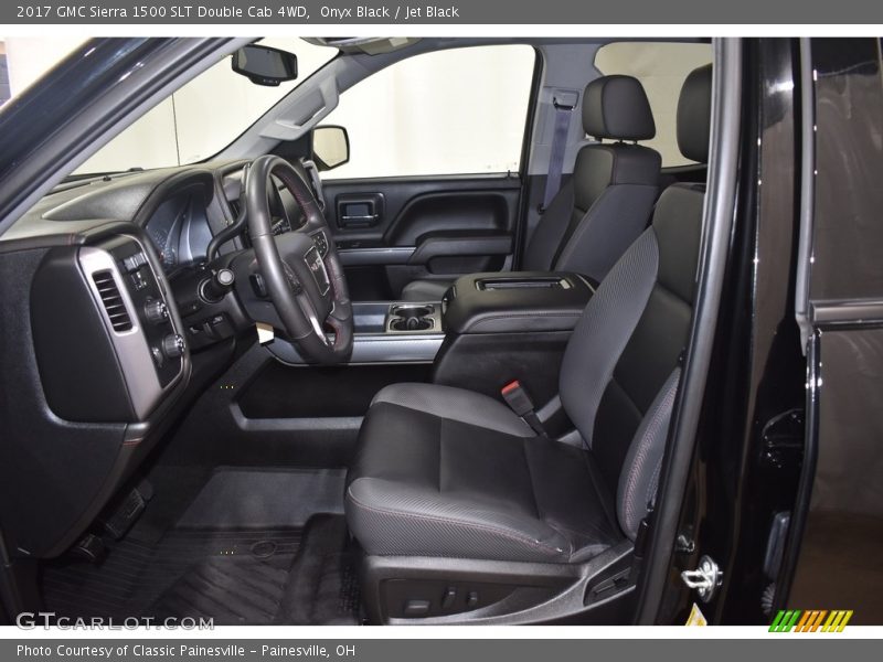 Onyx Black / Jet Black 2017 GMC Sierra 1500 SLT Double Cab 4WD