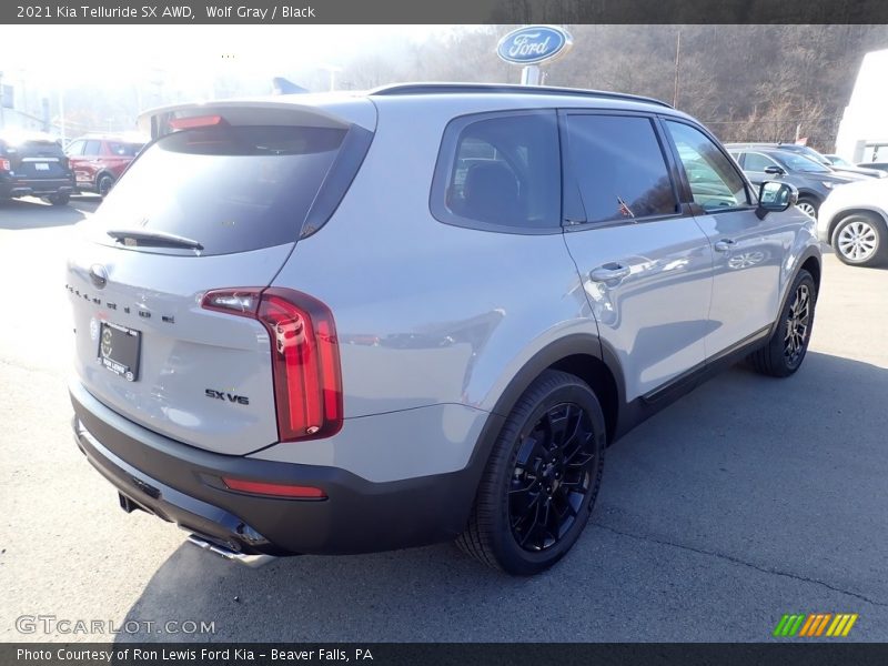 Wolf Gray / Black 2021 Kia Telluride SX AWD