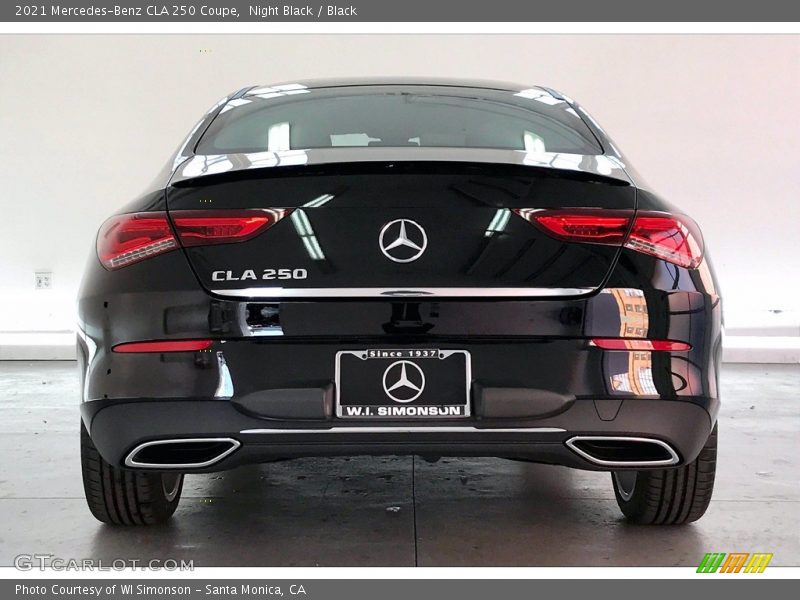 Night Black / Black 2021 Mercedes-Benz CLA 250 Coupe