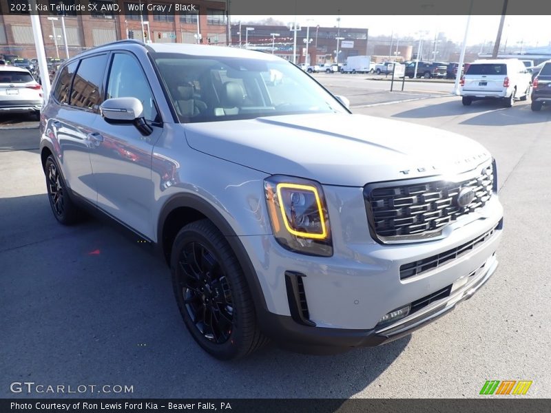 Wolf Gray / Black 2021 Kia Telluride SX AWD