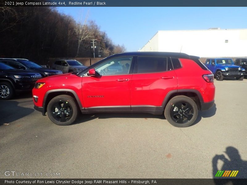 Redline Pearl / Black 2021 Jeep Compass Latitude 4x4