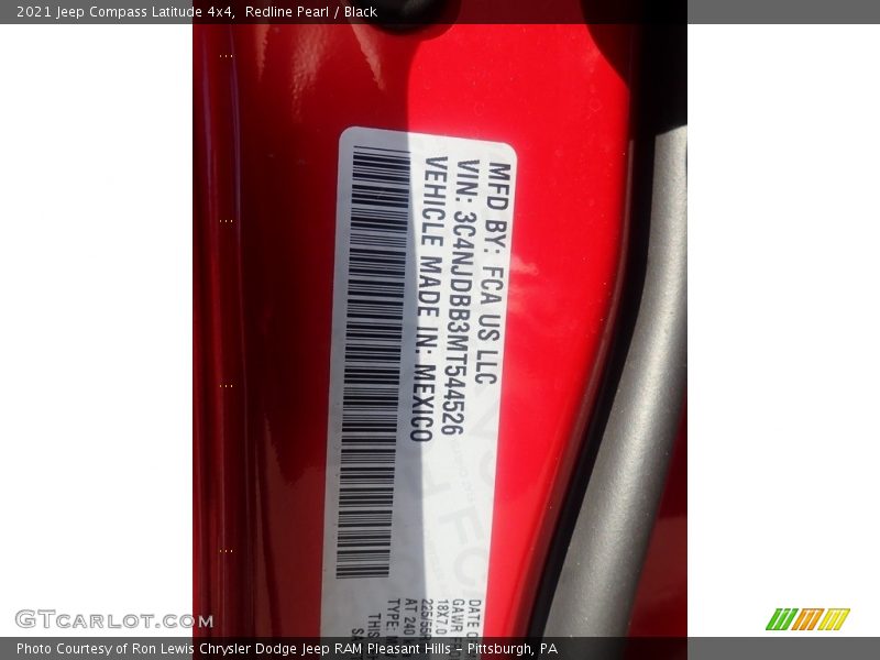 Redline Pearl / Black 2021 Jeep Compass Latitude 4x4