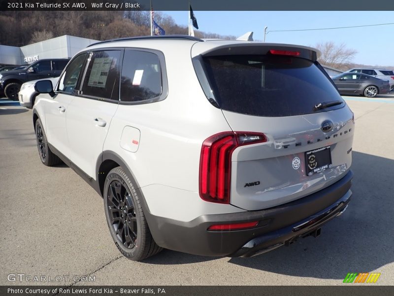 Wolf Gray / Black 2021 Kia Telluride SX AWD