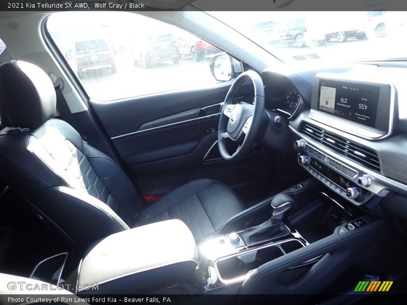 Wolf Gray / Black 2021 Kia Telluride SX AWD