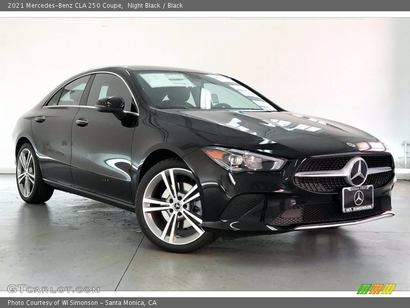 Night Black / Black 2021 Mercedes-Benz CLA 250 Coupe