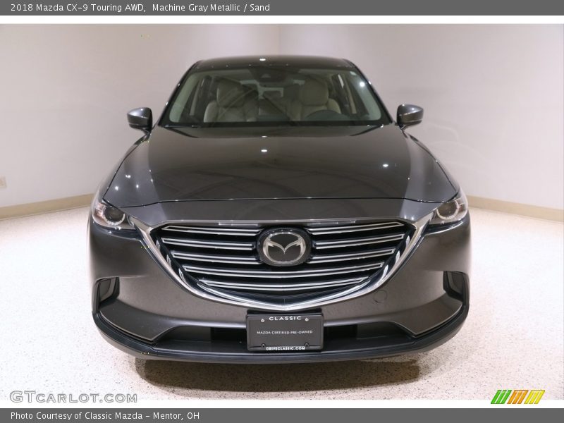 Machine Gray Metallic / Sand 2018 Mazda CX-9 Touring AWD