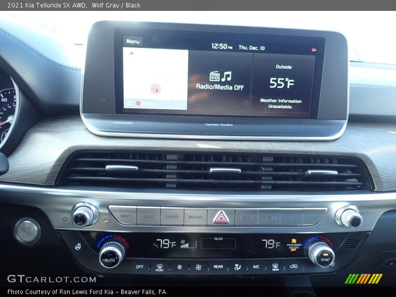 Wolf Gray / Black 2021 Kia Telluride SX AWD