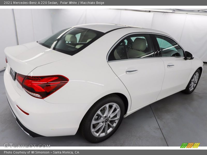 Polar White / Macchiato Beige 2021 Mercedes-Benz A 220 Sedan