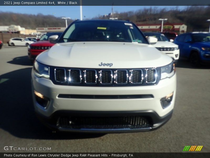 White / Black 2021 Jeep Compass Limited 4x4