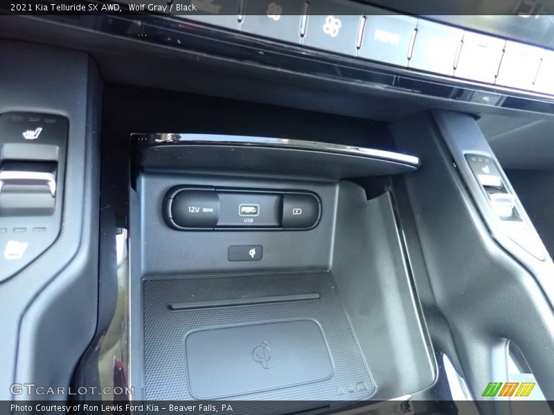 Wolf Gray / Black 2021 Kia Telluride SX AWD