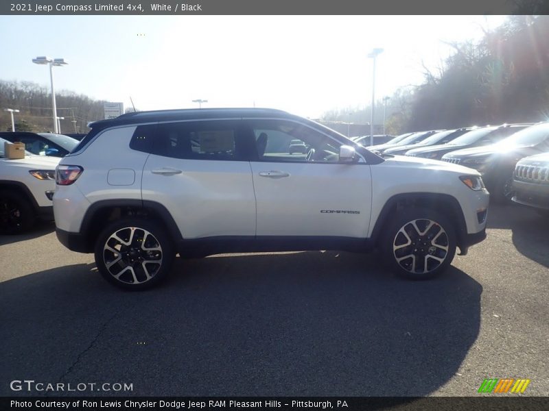 White / Black 2021 Jeep Compass Limited 4x4