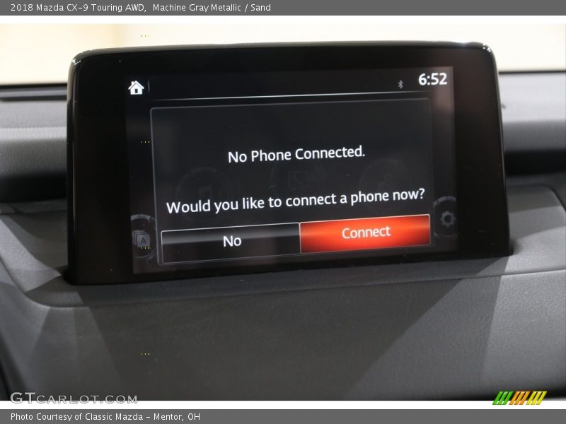 Machine Gray Metallic / Sand 2018 Mazda CX-9 Touring AWD