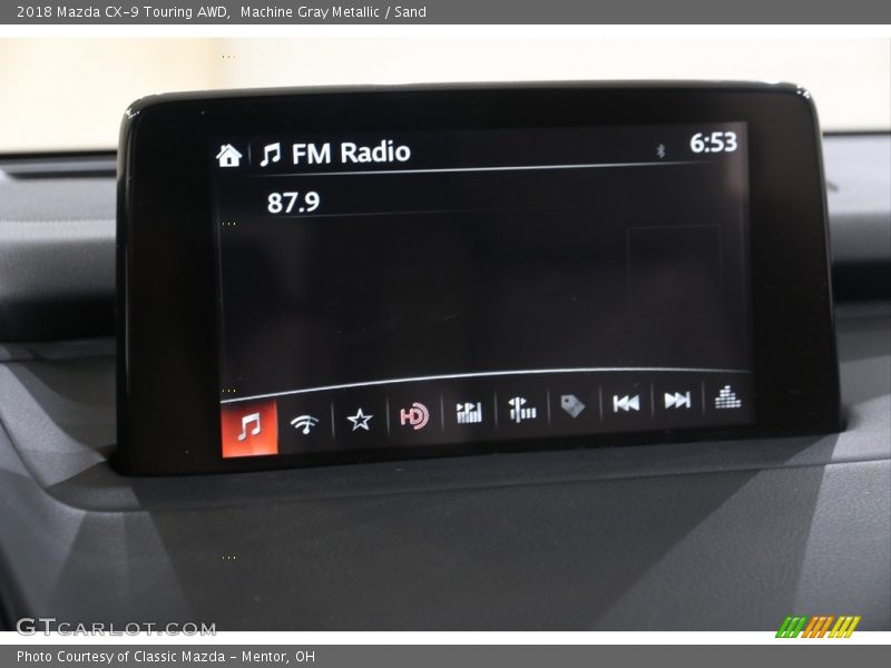 Machine Gray Metallic / Sand 2018 Mazda CX-9 Touring AWD