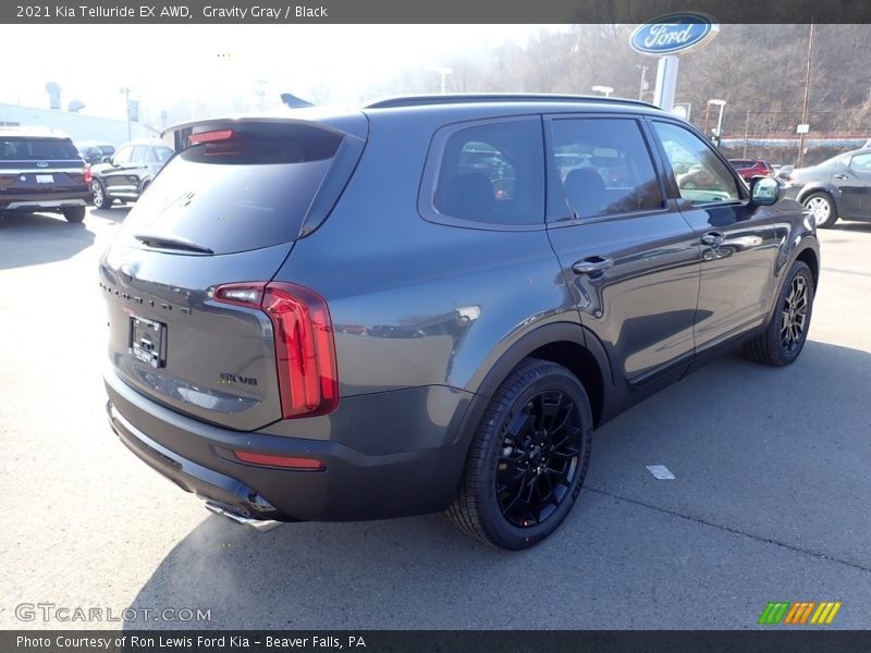 Gravity Gray / Black 2021 Kia Telluride EX AWD