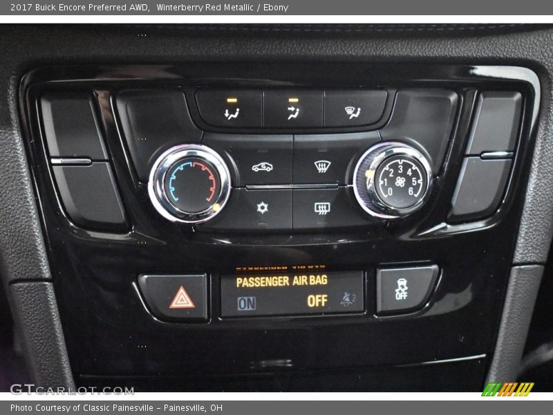 Winterberry Red Metallic / Ebony 2017 Buick Encore Preferred AWD