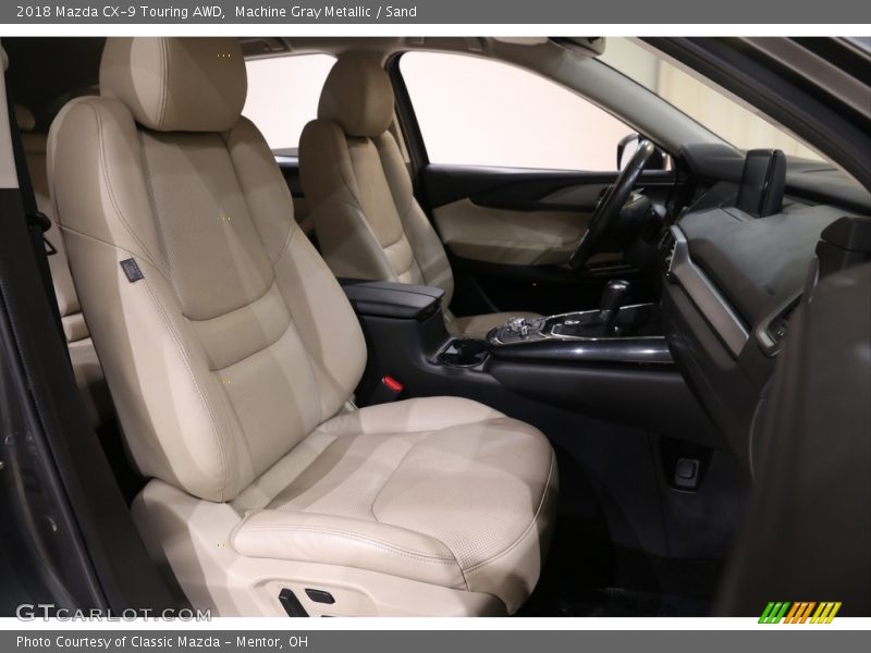 Machine Gray Metallic / Sand 2018 Mazda CX-9 Touring AWD