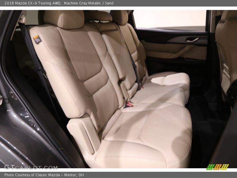 Machine Gray Metallic / Sand 2018 Mazda CX-9 Touring AWD