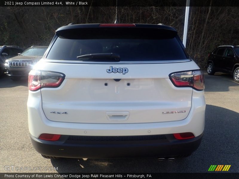 White / Black 2021 Jeep Compass Limited 4x4