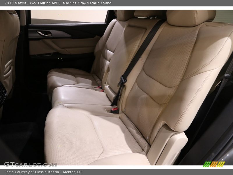 Machine Gray Metallic / Sand 2018 Mazda CX-9 Touring AWD