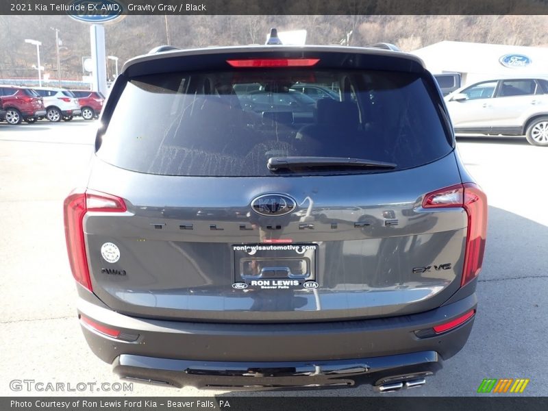Gravity Gray / Black 2021 Kia Telluride EX AWD