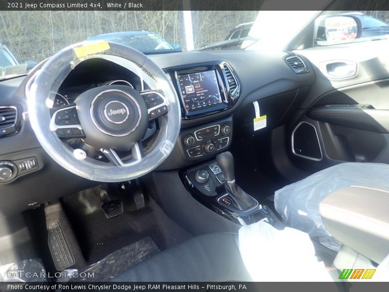 White / Black 2021 Jeep Compass Limited 4x4