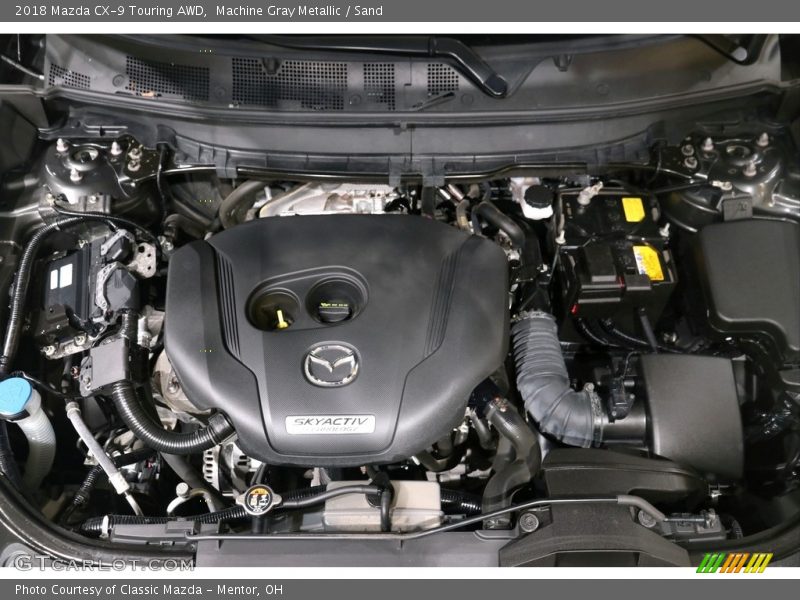 Machine Gray Metallic / Sand 2018 Mazda CX-9 Touring AWD