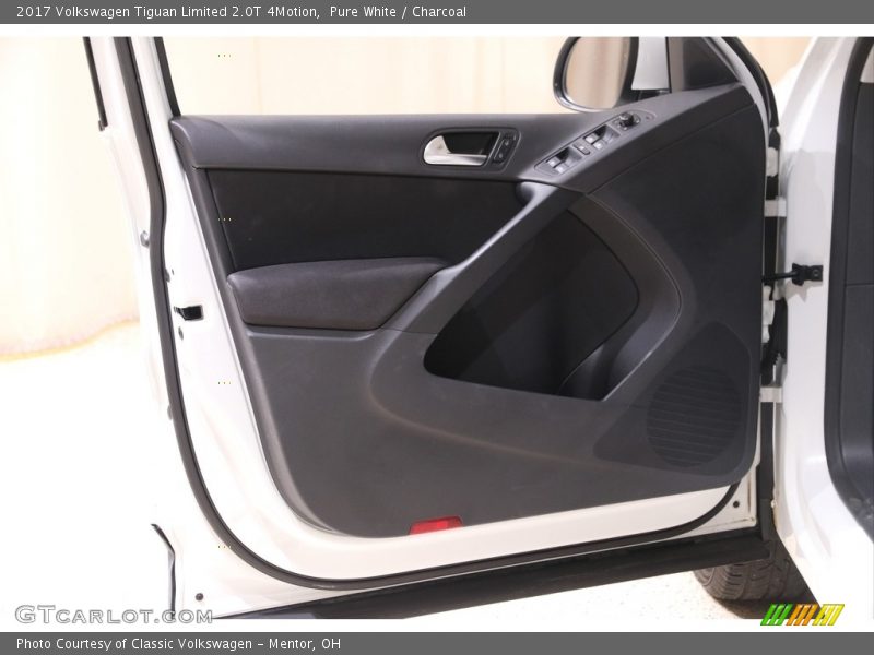 Pure White / Charcoal 2017 Volkswagen Tiguan Limited 2.0T 4Motion